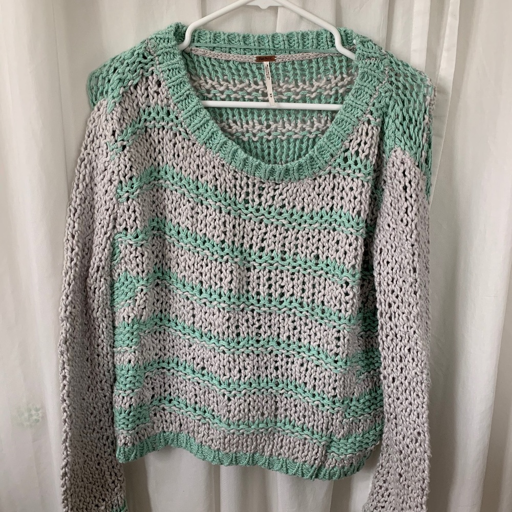 Free People Striped Sweater